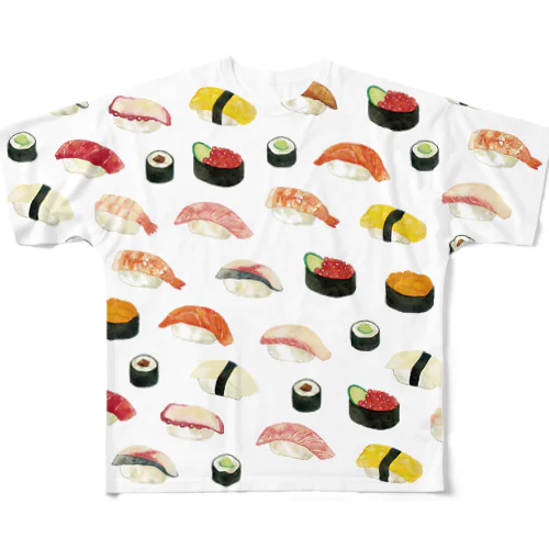 sushiT フルグラフィックTシャツ