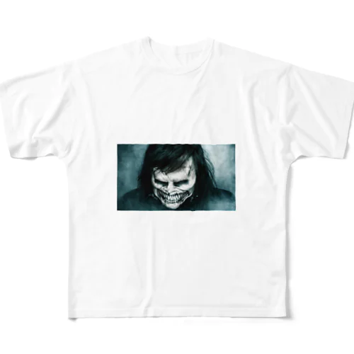 ホラー All-Over Print T-Shirt