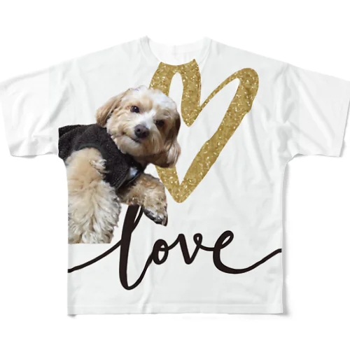 LOVE マヨくん All-Over Print T-Shirt