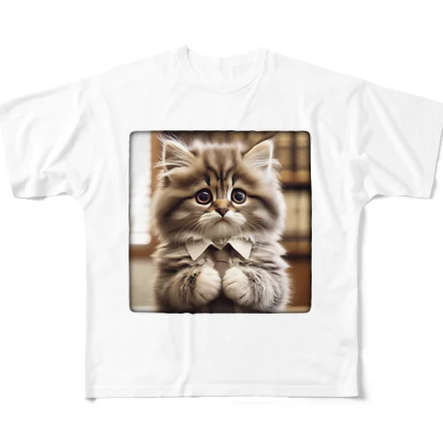 可愛い猫ちゃん03 All-Over Print T-Shirt