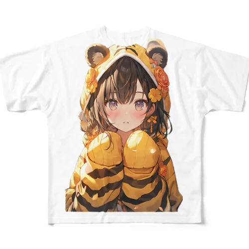 虎娘 All-Over Print T-Shirt