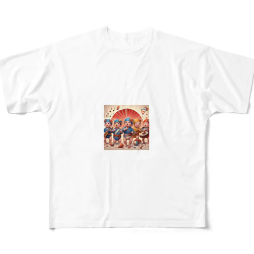 赤ちゃん楽団 All-Over Print T-Shirt