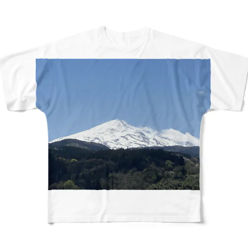 鳥海山 All-Over Print T-Shirt