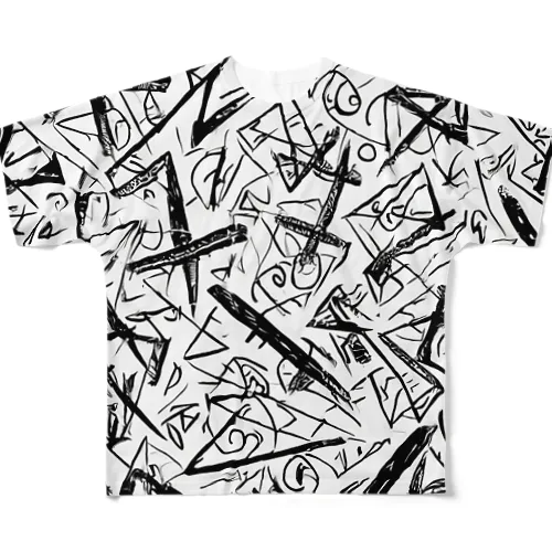アバンギャルド All-Over Print T-Shirt