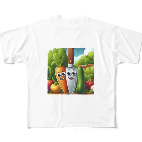 キッチンの道具達 All-Over Print T-Shirt