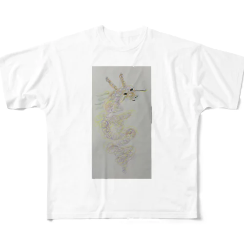 龍神様　イラスト All-Over Print T-Shirt