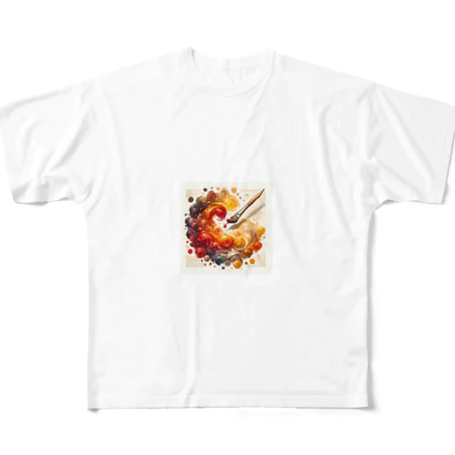 イエベ秋 All-Over Print T-Shirt