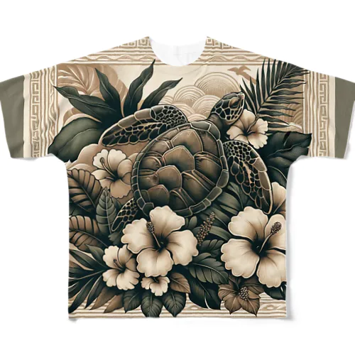 Hapuna Beach Resort フルグラフィックTシャツ
