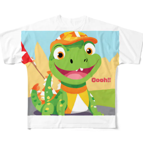 オゥトカゲくん All-Over Print T-Shirt