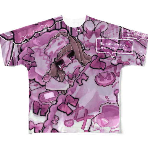 片思いちゃん🎀 All-Over Print T-Shirt