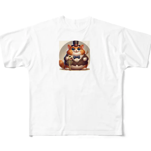 食いしんぼう フルグラフィックTシャツ