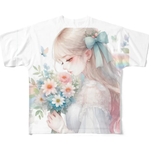 あなたを想う少女✨ フルグラフィックTシャツ