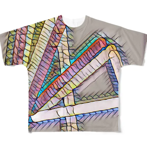 【Abstract Design】No title - Mosaic🤭 All-Over Print T-Shirt