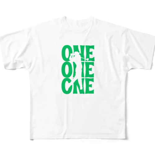 壱-ONE-グッズ（ゴルフ） フルグラフィックTシャツ