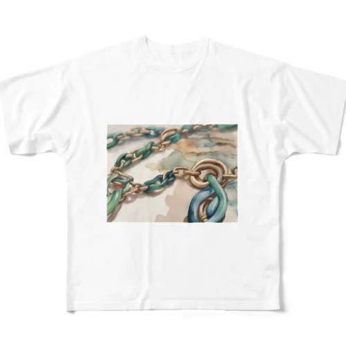 チェーンデザイン All-Over Print T-Shirt