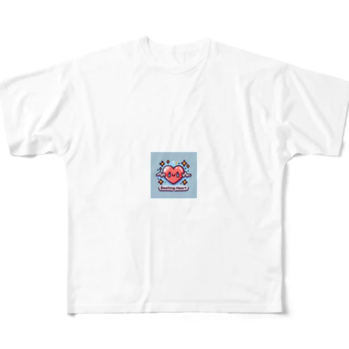 高なる心臓 All-Over Print T-Shirt