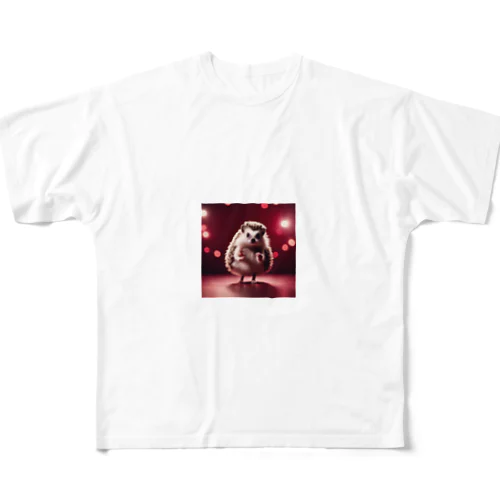 ハリネズミ All-Over Print T-Shirt