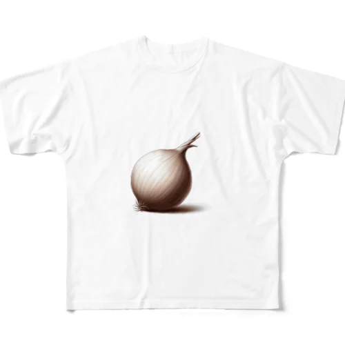 いつもの玉葱 All-Over Print T-Shirt