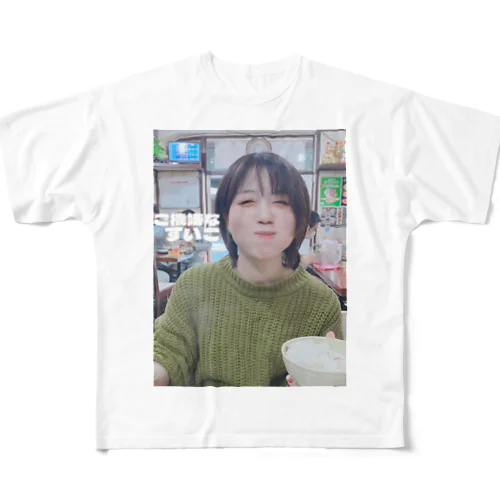 白米とすいこ All-Over Print T-Shirt