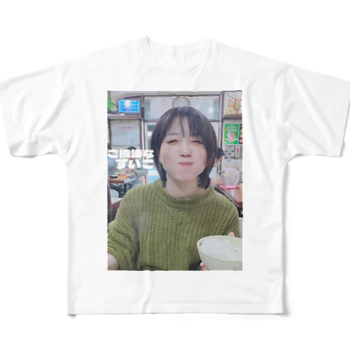 白米とすいこ フルグラフィックTシャツ