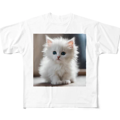 キュートな子猫 All-Over Print T-Shirt