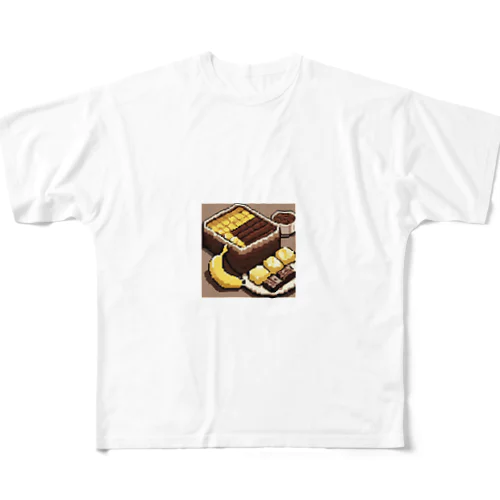 チョコレートとバナナのデザートチャーハン All-Over Print T-Shirt