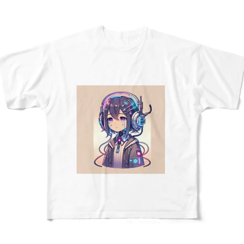 ゲーミング少女ピーシーファイブ All-Over Print T-Shirt