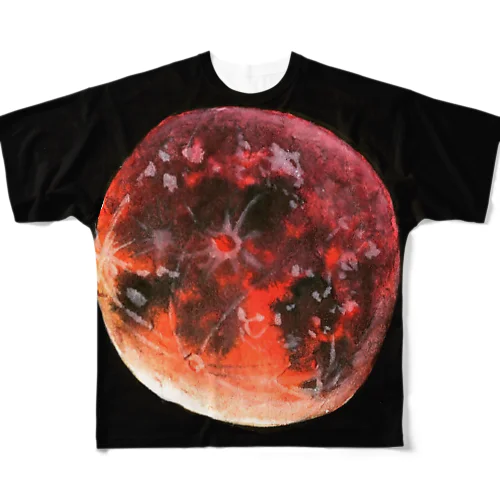 皆既月食 All-Over Print T-Shirt