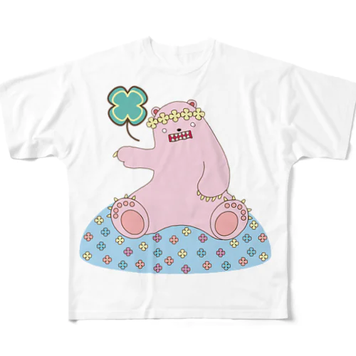 hanakumaクラシックvol.3ピンクカラー All-Over Print T-Shirt