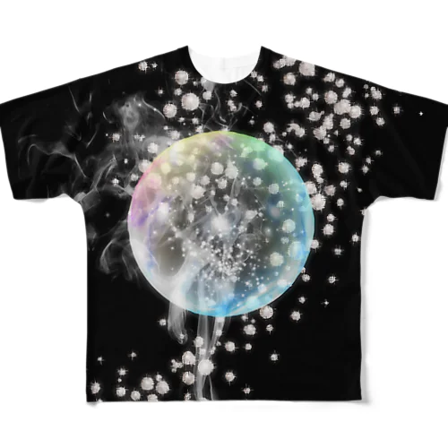 幻想のクリスタルパワー All-Over Print T-Shirt