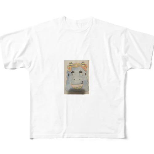 青鬼さん All-Over Print T-Shirt