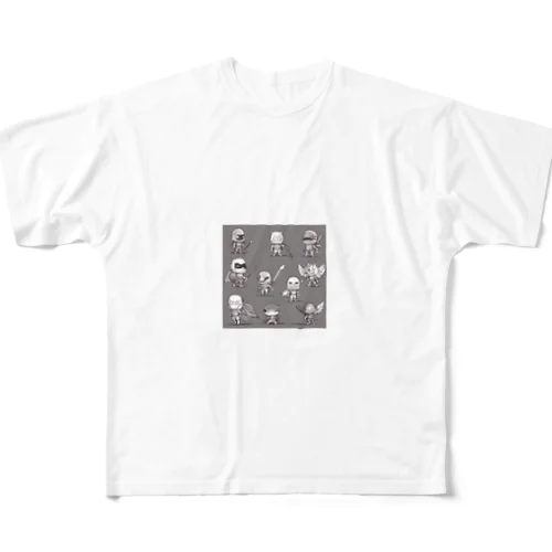 かわいい勇者たち All-Over Print T-Shirt