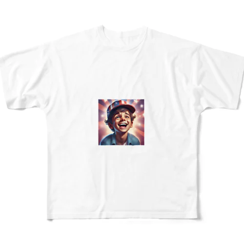 アメリカンボーイ フルグラフィックTシャツ