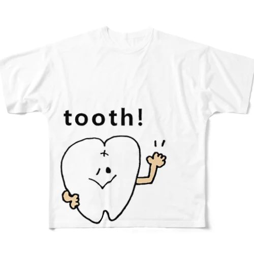 thooth！くん All-Over Print T-Shirt