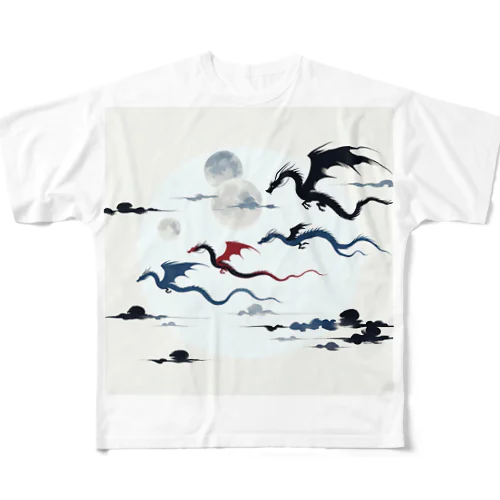 飛龍 All-Over Print T-Shirt