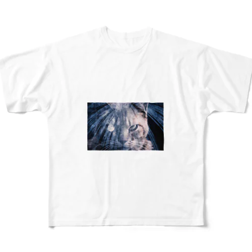 猫 All-Over Print T-Shirt