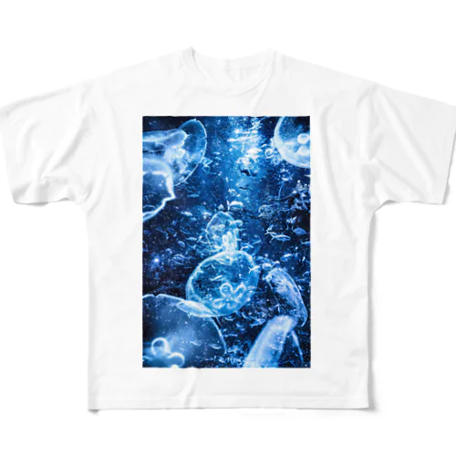 海底 All-Over Print T-Shirt