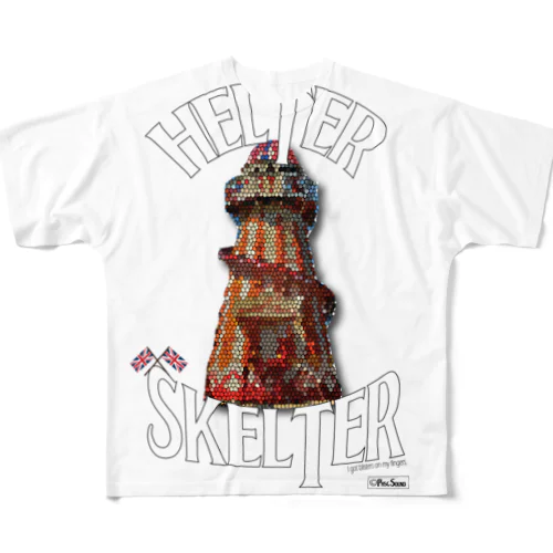 HELTER SKELTER ヘルタースケルター 悪魔的な大型滑り台 フルグラフィックTシャツ