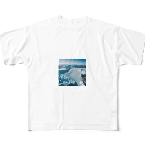 グリーンランドの氷河 All-Over Print T-Shirt