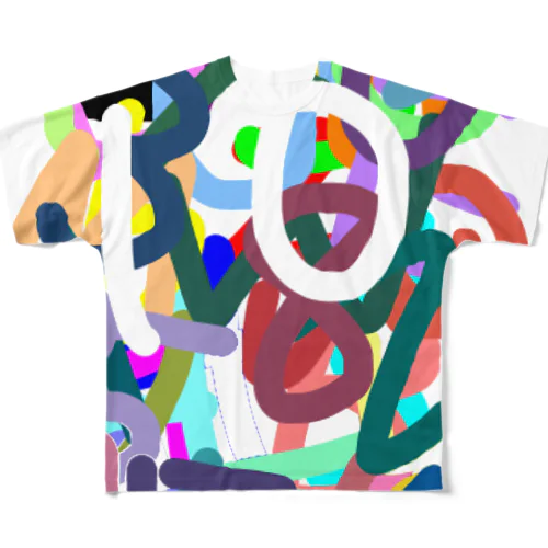 混乱 All-Over Print T-Shirt