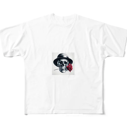 バラスカル All-Over Print T-Shirt