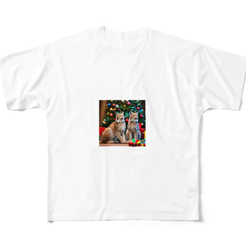 オオヤマネコ All-Over Print T-Shirt