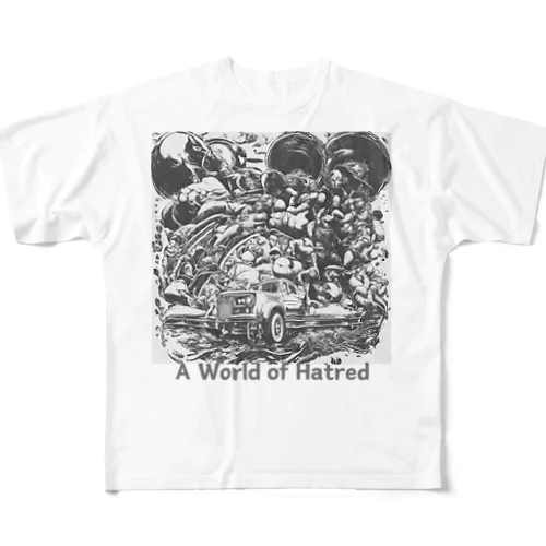 A World of Hatred フルグラフィックTシャツ