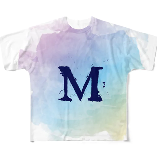 M×水溜 All-Over Print T-Shirt