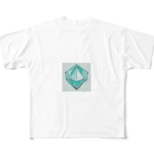 パライバトルマリン All-Over Print T-Shirt