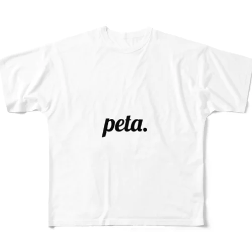 peta. フルグラフィックTシャツ