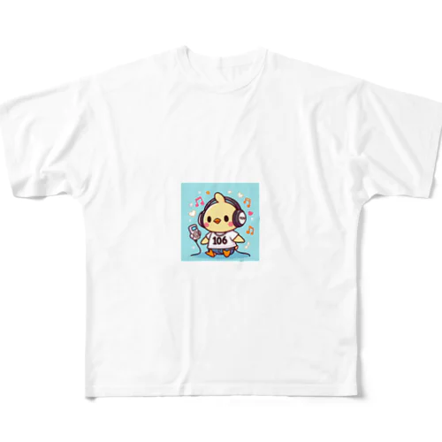 かわいいヒヨコ フルグラフィックTシャツ