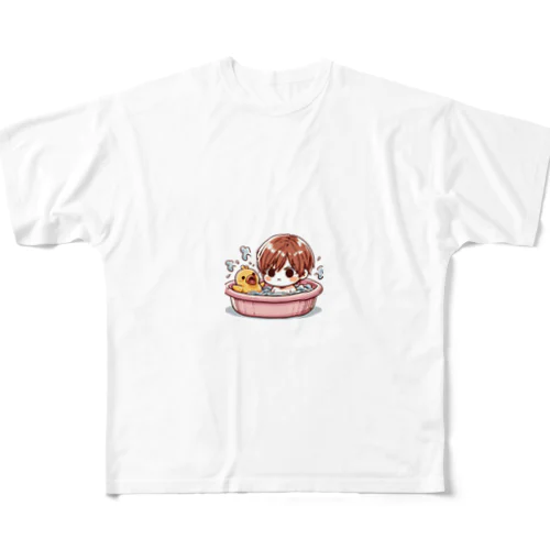 ご機嫌鋭角ボーイ All-Over Print T-Shirt