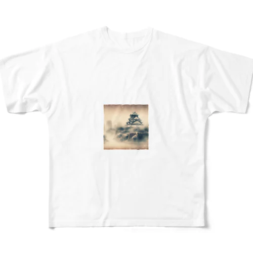 遠い記憶を呼び起こす大阪城 All-Over Print T-Shirt