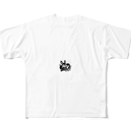 かわいい動物 All-Over Print T-Shirt
